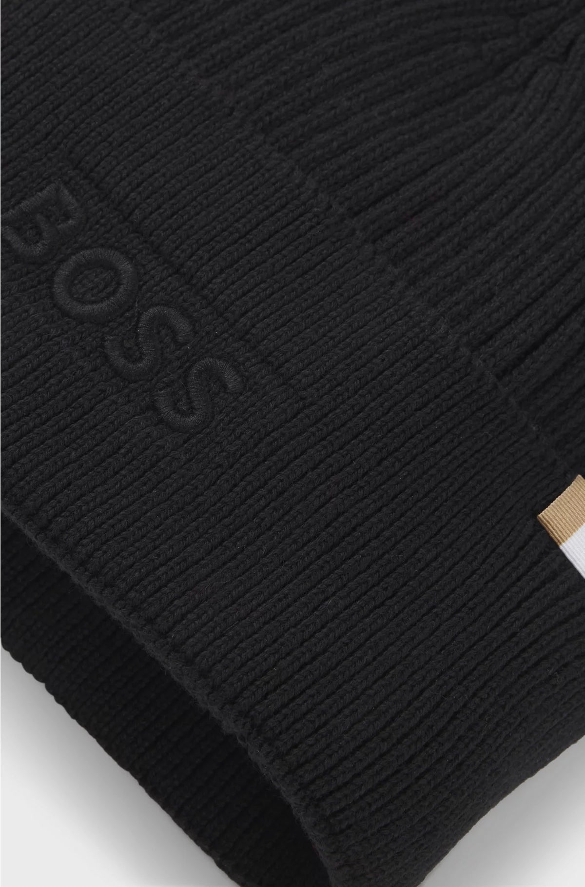 LOGO-EMBROIDERED BEANIE HAT IN WOOL AND COTTON