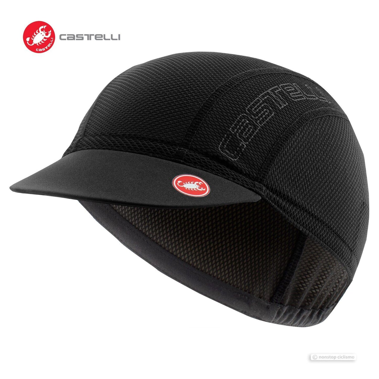 A/C 2 Summer Vented Cycling Cap : BLACK