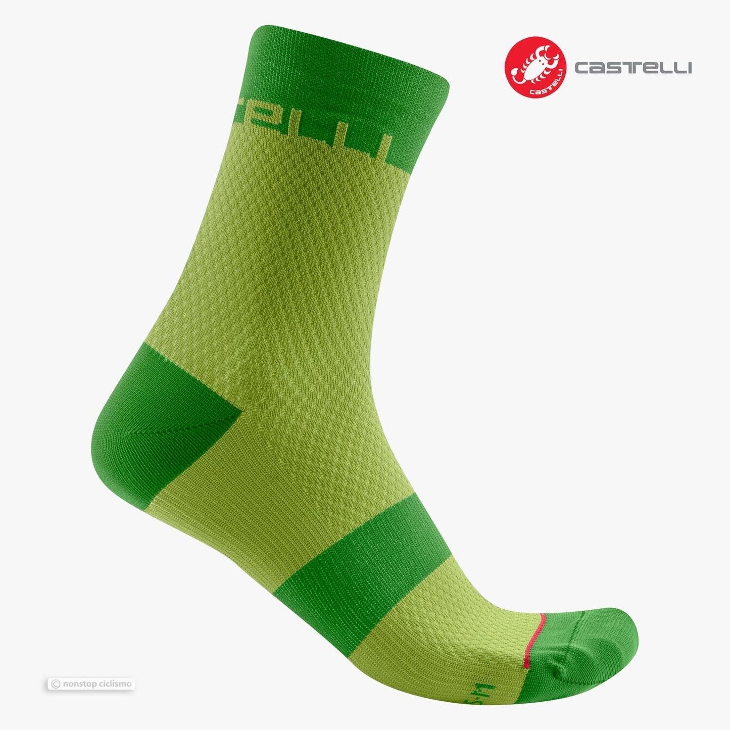 VELOCISSIMA 12 WOMENS SOCKS - BRIGHT LIME/ABSINTHE