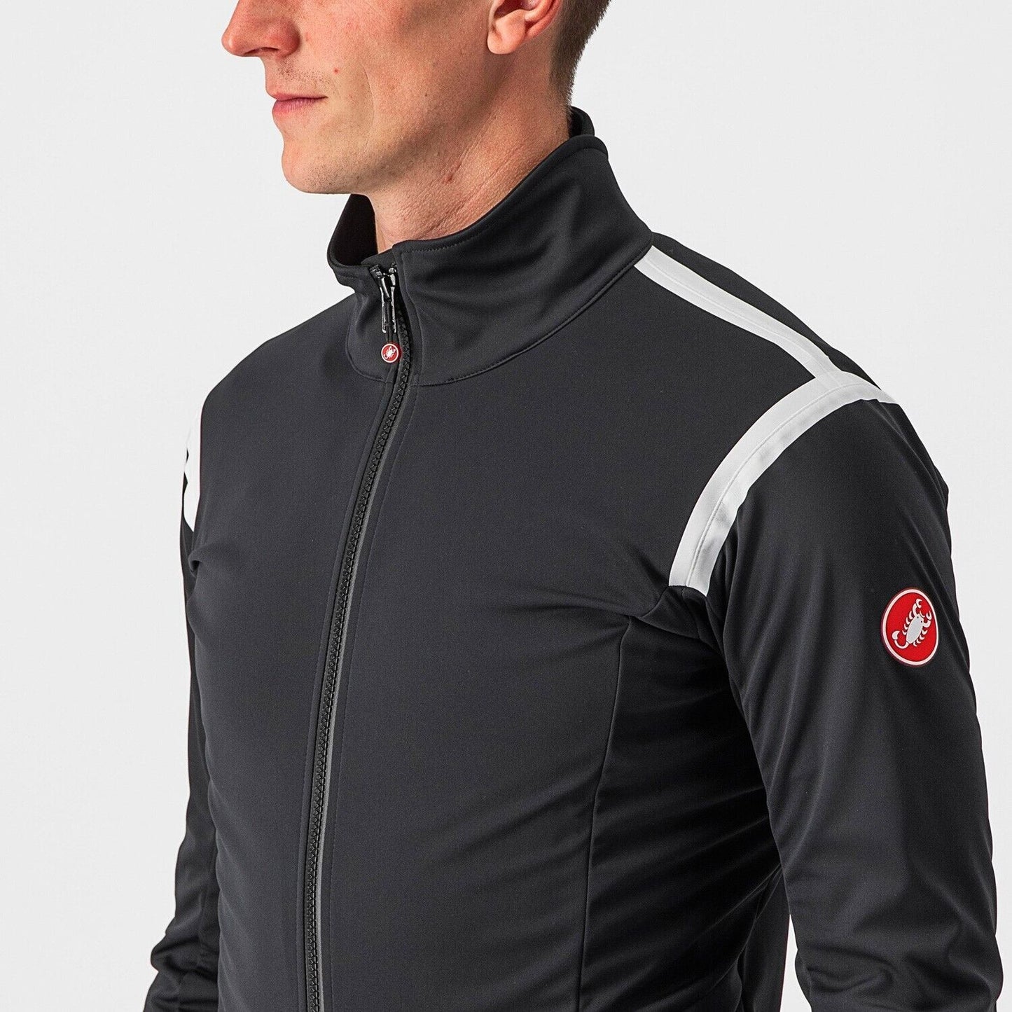 ALPHA ROS 2 LIGHT JACKET : LIGHT BLACK/WHITE