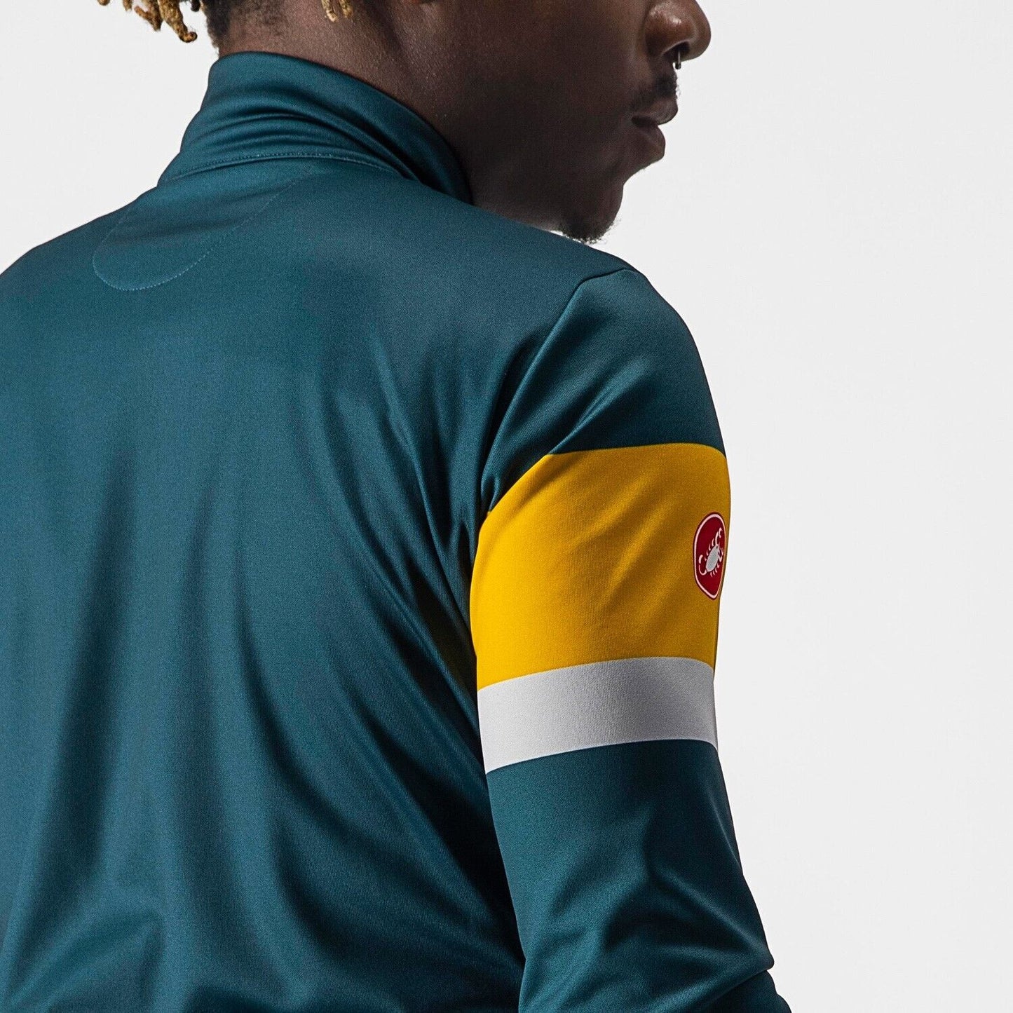 PASSISTA Long Sleeve Jersey : DEEP TEAL/GOLDENROD