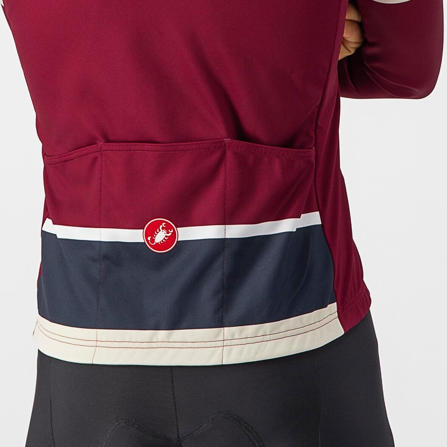 PASSISTA Long Sleeve Jersey : BORDEAUX/SAVILE BLUE