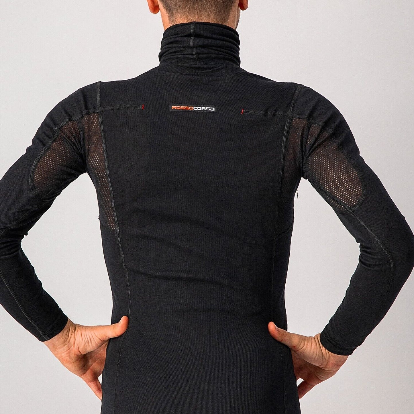 FLANDERS WARM / NECK WARMER Long Sleeve Thermal Base Layer : BLACK