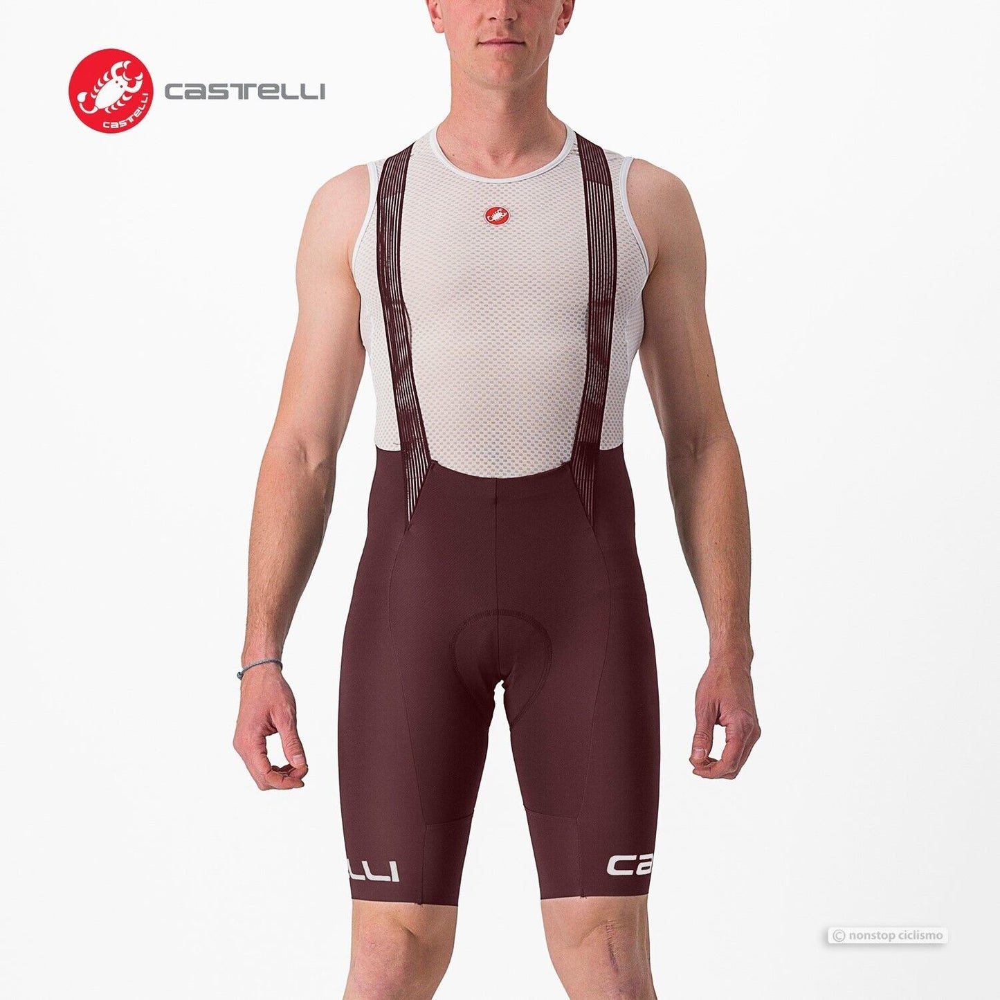 FREE AERO RC CLASSIC Bib Shorts : DEEP BORDEAUX/IVORY