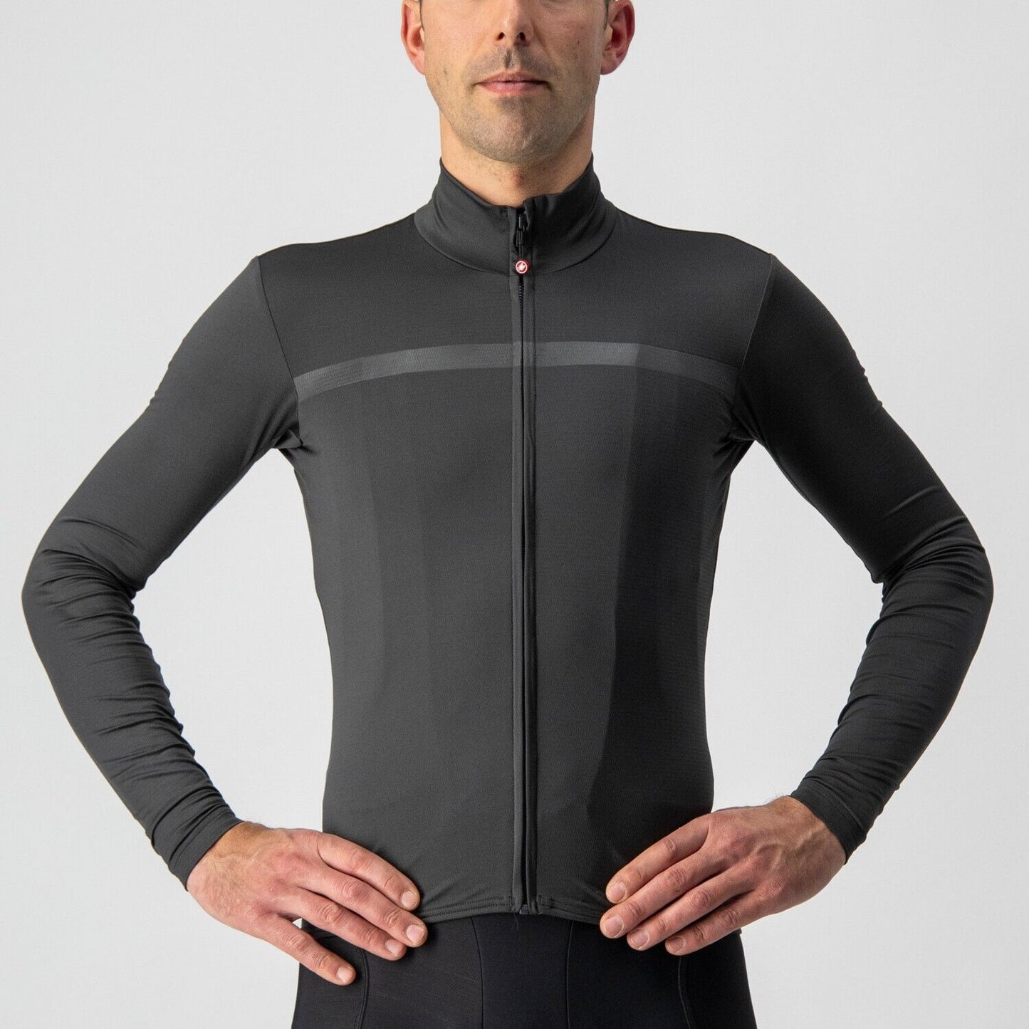 PRO THERMAL MID Long Sleeve Jersey : DARK GREY