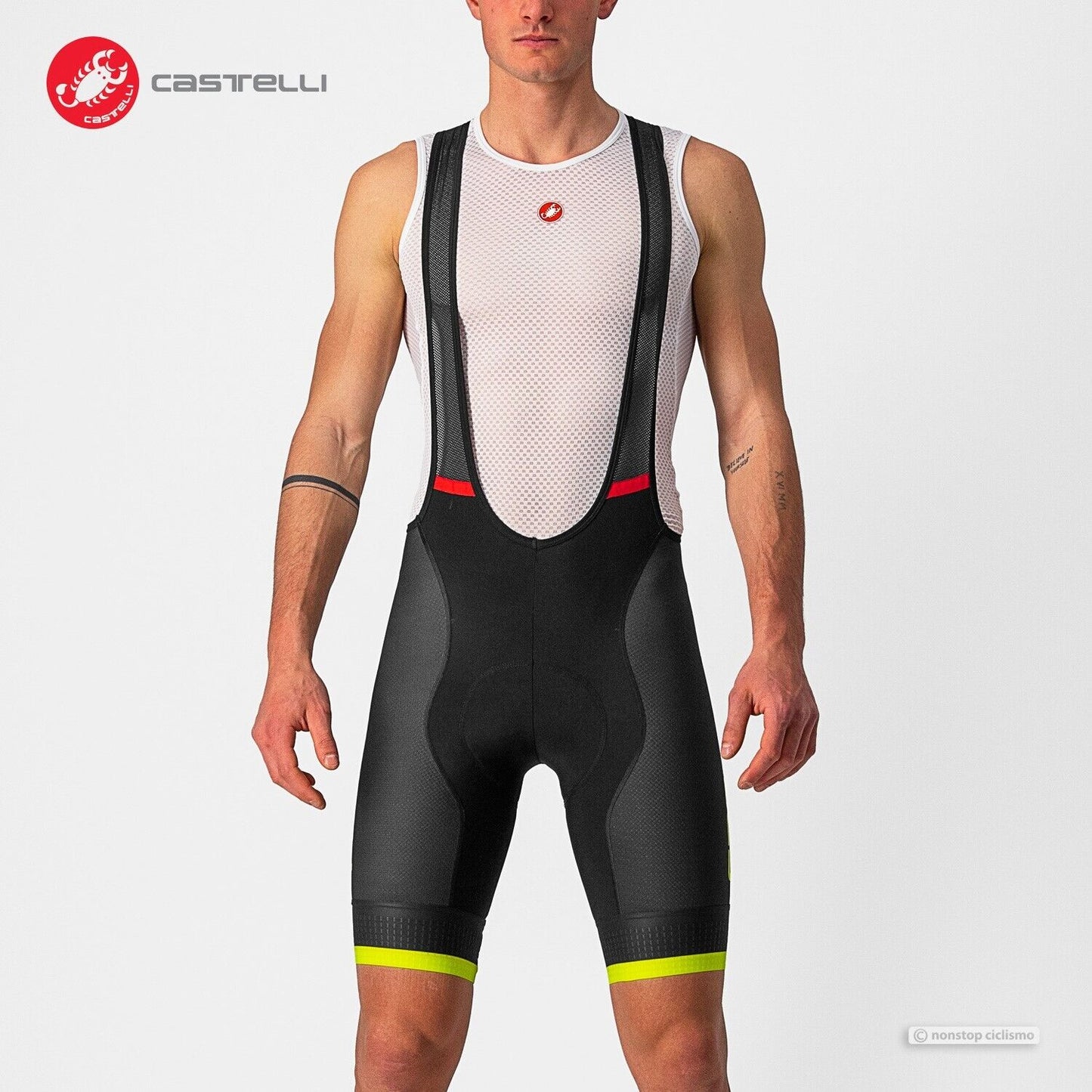 COMPETIZIONE KIT Bib Shorts : BLACK/ELECTRIC LIME