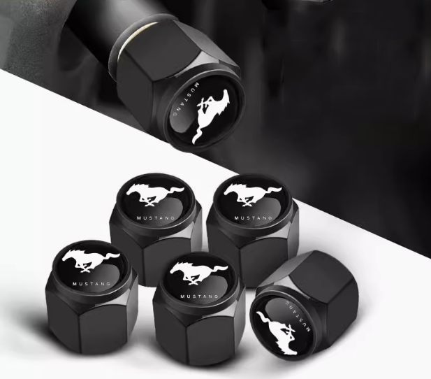 Car Tire Valve Caps – Stylish Wheel Air Valve Covers (4PCS)